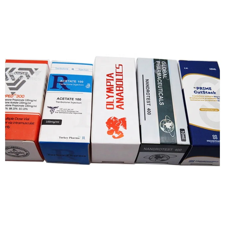 VB-289 2020 Popular Trendy Products Bodybuilding Custom Print 10ml vial box for steroid