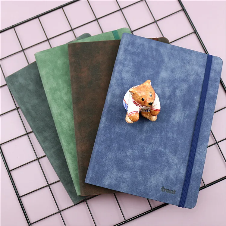 Journal Planner Agenda Inner Page Custom Notebook Softcover Embossed Logo Dotted Grid 2021 Hotselling A5 Pu Leather 5-7days N2