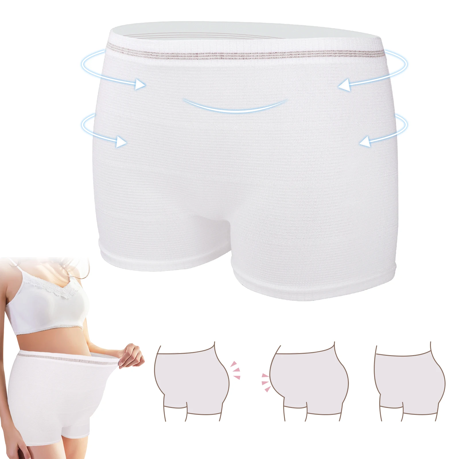 Disposable Breathable Panties Mesh Postpartum Underwear Maternity Menstrual Period Lingerie for Women