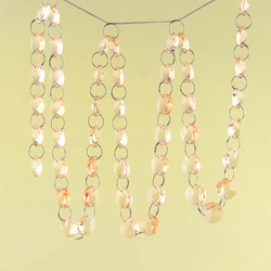 14mm Hot Pink rystal chandelier wedding curtain garland diamond strand crystal bead curtain chains