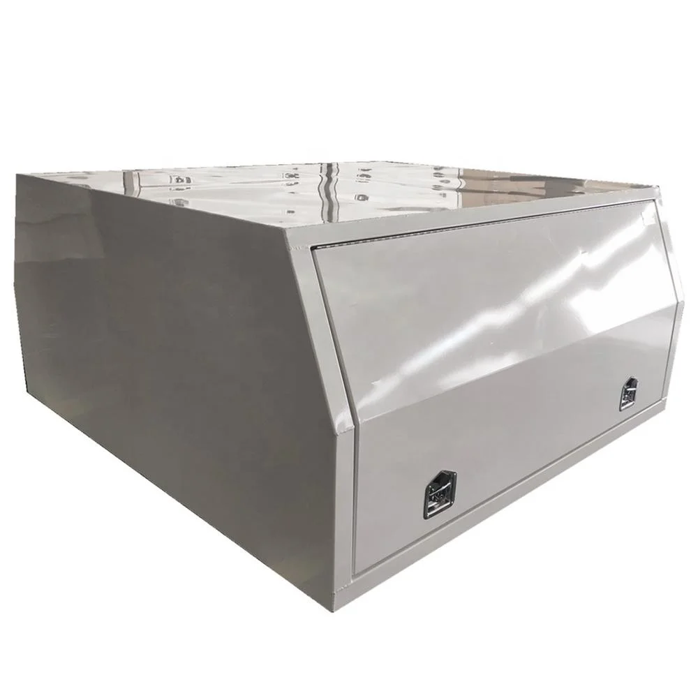 Wholesale Custom-Size Aluminum Tool Box Low MOQ Ute Canopy for Truck Protection and Storage Purpose