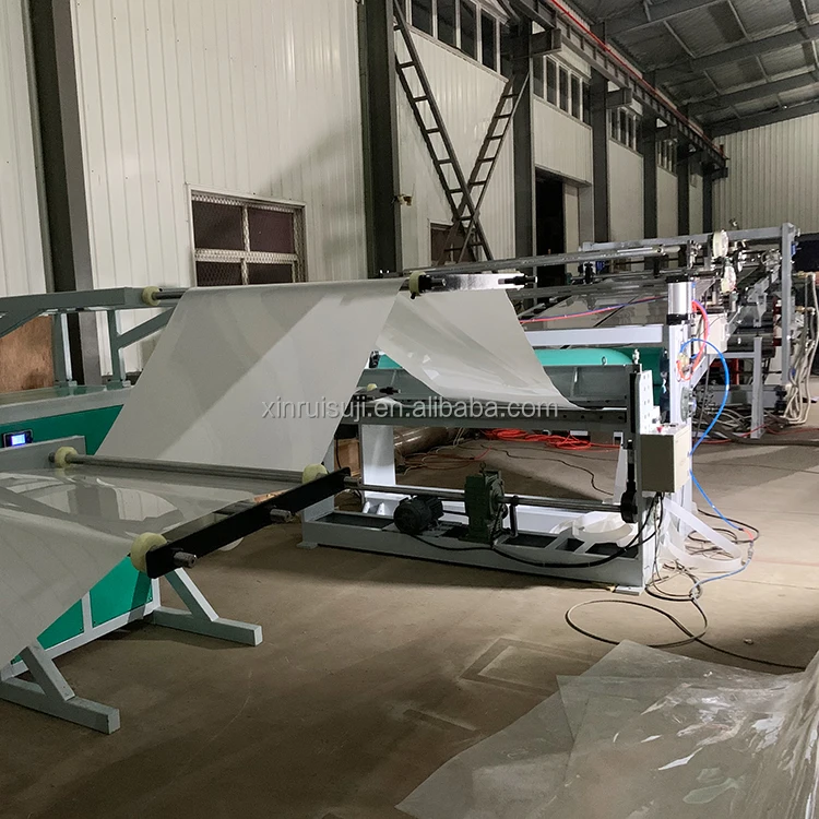 Single Screw Plastic LDPE LLDPE PE Sheet Extrusion Making Machine