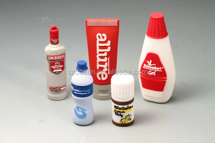 Флэш-накопитель Usb 2D/3D из мягкой ПВХ