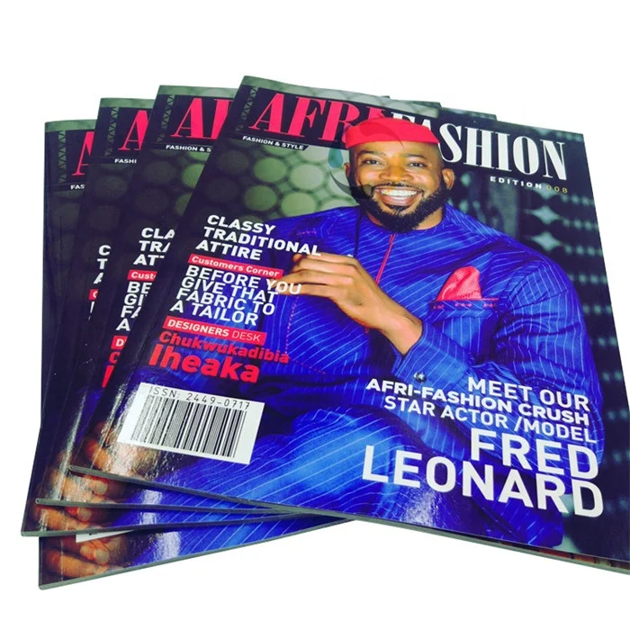 Highly quantity cheap paper leaflet booklet fashion full color monthly magazine book printing