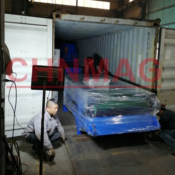 Neodymium magnetic stainless steel sheet separator/ Stainless Steel Scrap Separation