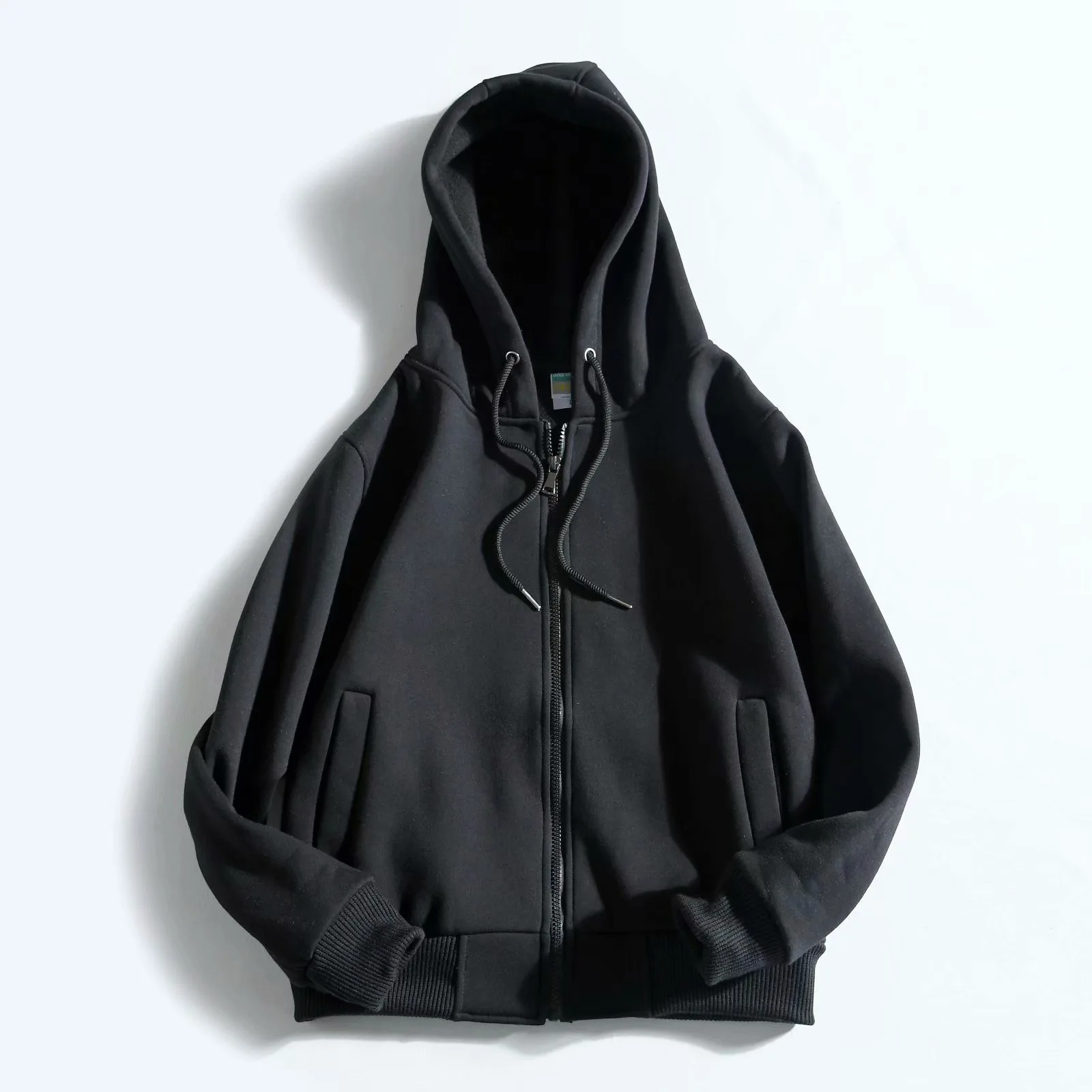 Оптовая продажа, теплые бейсбольные легкие зимние мужские толстовки большого размера