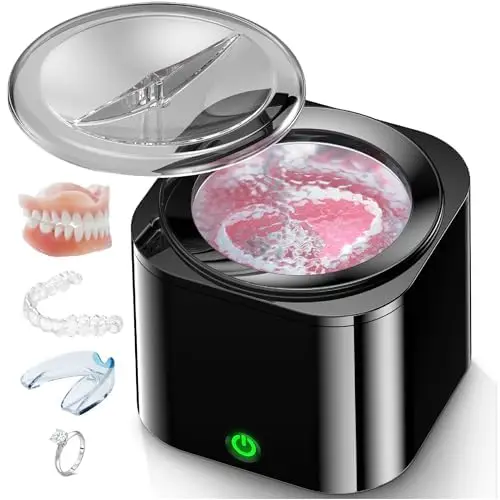 High Quality Of Bottom Price 350ML capacity uv ultrasonic denture cleaning machine for High-end people commonly use