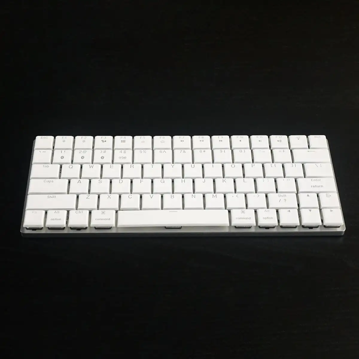 Coyres 79 клавиш светодиодная Горячая Низкопрофильная мини cnc алюминиевая металлическая RGB домашняя офисная механическая клавиатура для mac настольного ПК