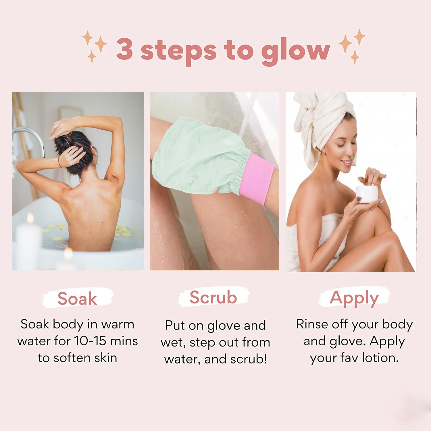 Custom Logo Natural Raw Bath Face Silk Mitt Turkish Cocoon Silk Scrub Glove 100% Silk Exfoliating Bath Gloves