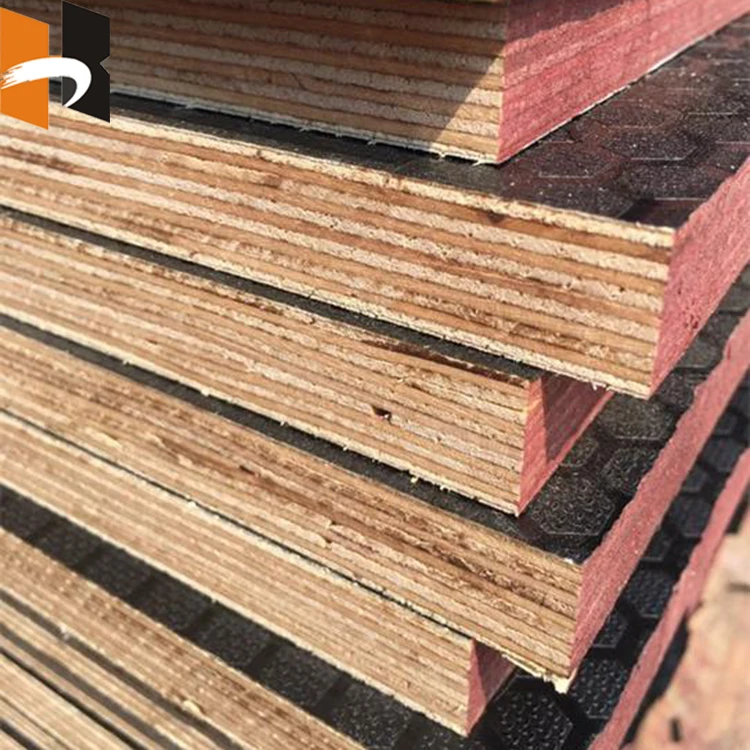 18mm 21mm Laminated WBP Waterproof Marine Anti Slip Film Faced Shuttering Plywood Board