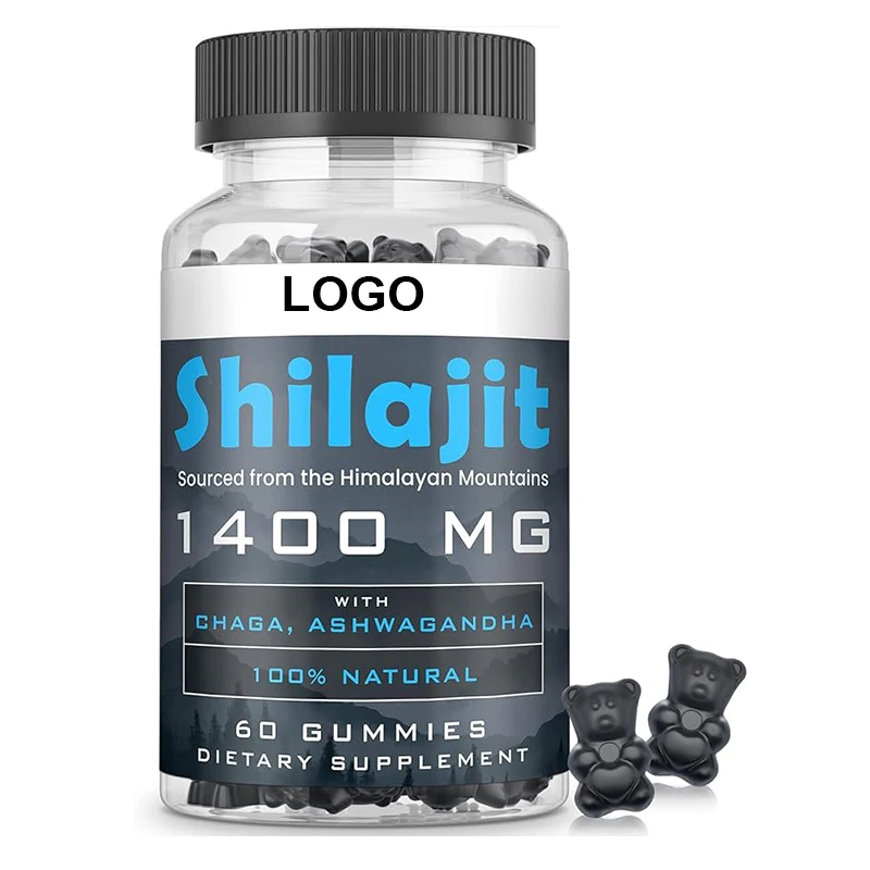 Добавка жевательных конфет OEM ODM Shilajit с чагой и ашвагандой витаминами без сахара шиладжит жевательные резинки для мужчин женщин