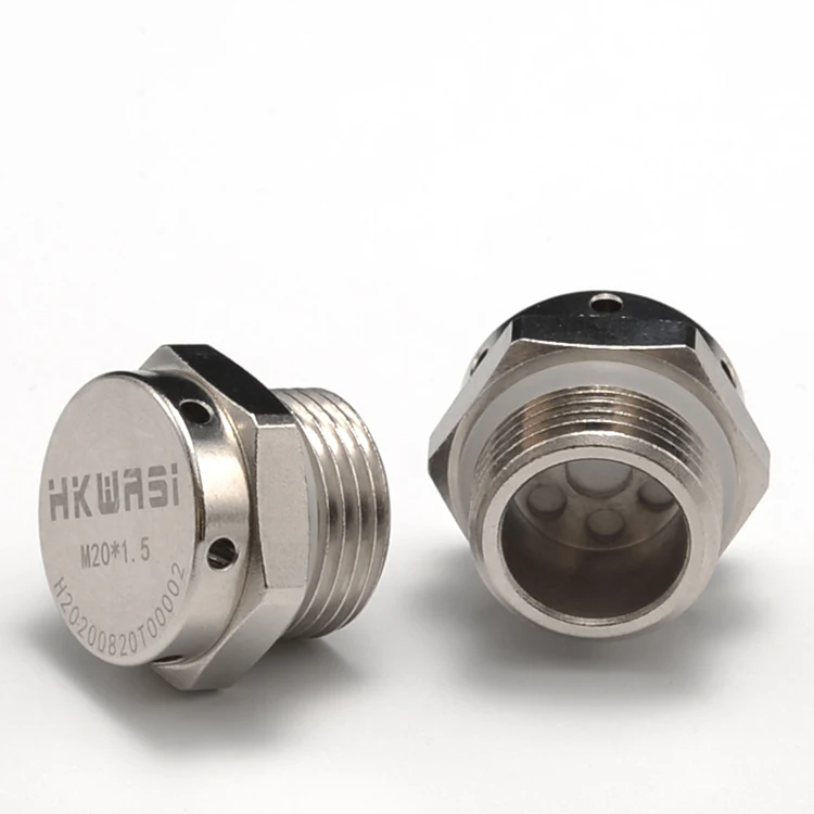 Explosive model air vent plug M16 brass air vent valve to isolate dirt valve exhaust