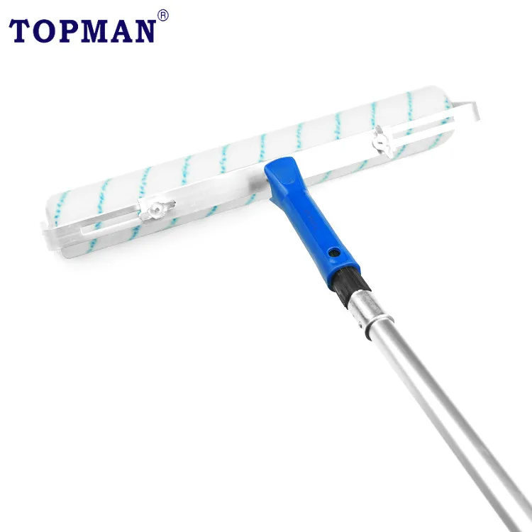 premium 2 meter 3 sections strong lightweight soft grip handle aluminium extension pole painter extension pole
