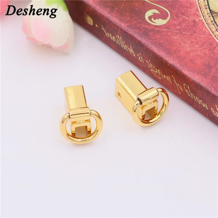 Alloy Screw D Ring Buckle Metal Bag Strap Connector Slide Clip Purse Strap Connector