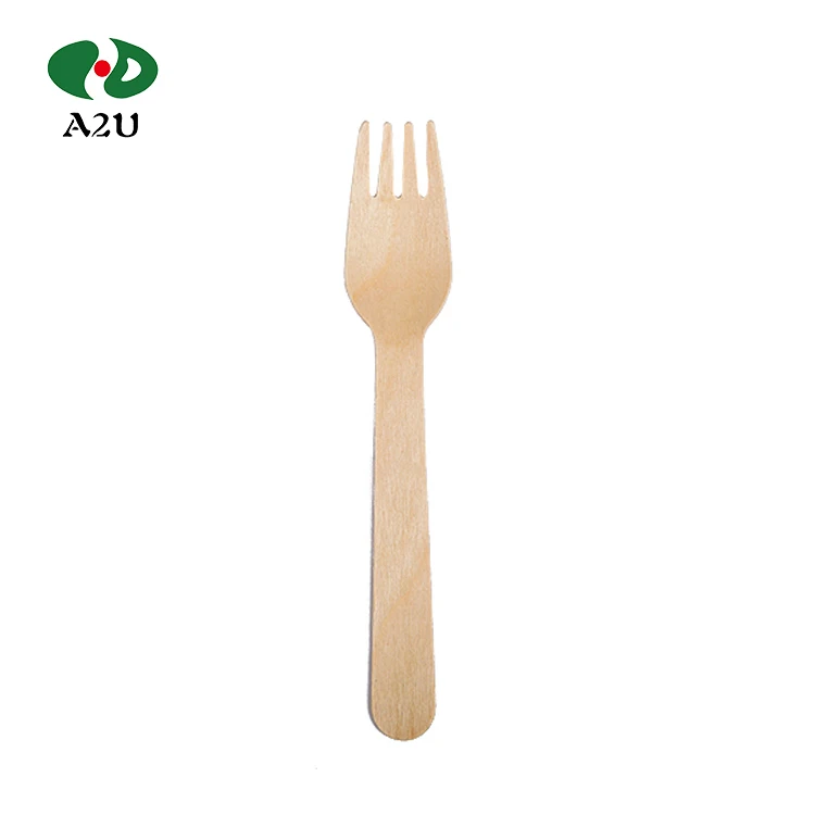 Wooden fork disposable single children camping degradable compostable mini