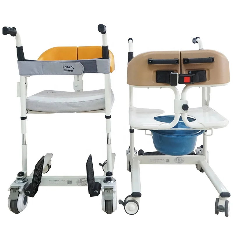 2021 health care supplies MKX patient transfer lift chair adjustable wheel chair Manual wheel chair wheelchair china