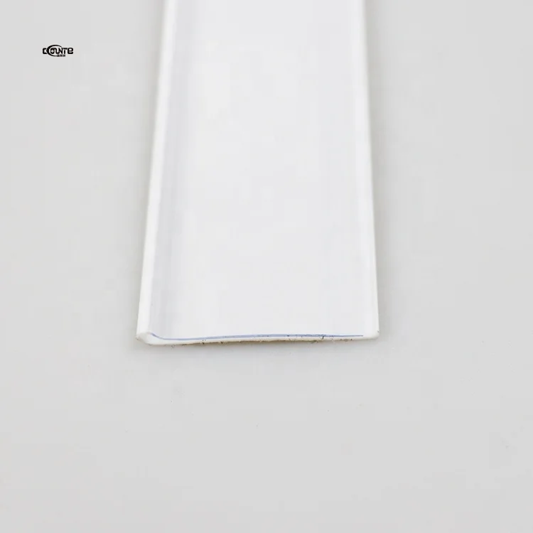 Custom Clear Display Plastic Pvc Shelf Talker Price Channel Tag Data Strip Ticket Label Holder For Metal Shelves