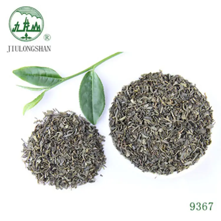 Te Verde Chun Mee Natural Jiulongshan Stir-fried Loose China Chunmee Green Tea 9367