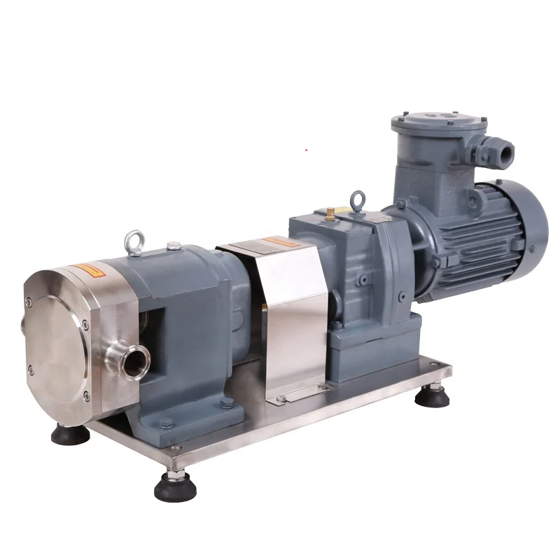 lobe pump for honey dairy food grade