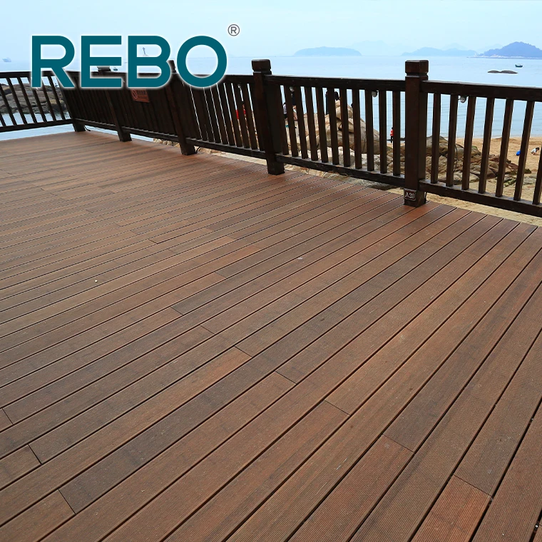 Outdoor patio bamboo composite marine decking flooring for yachts