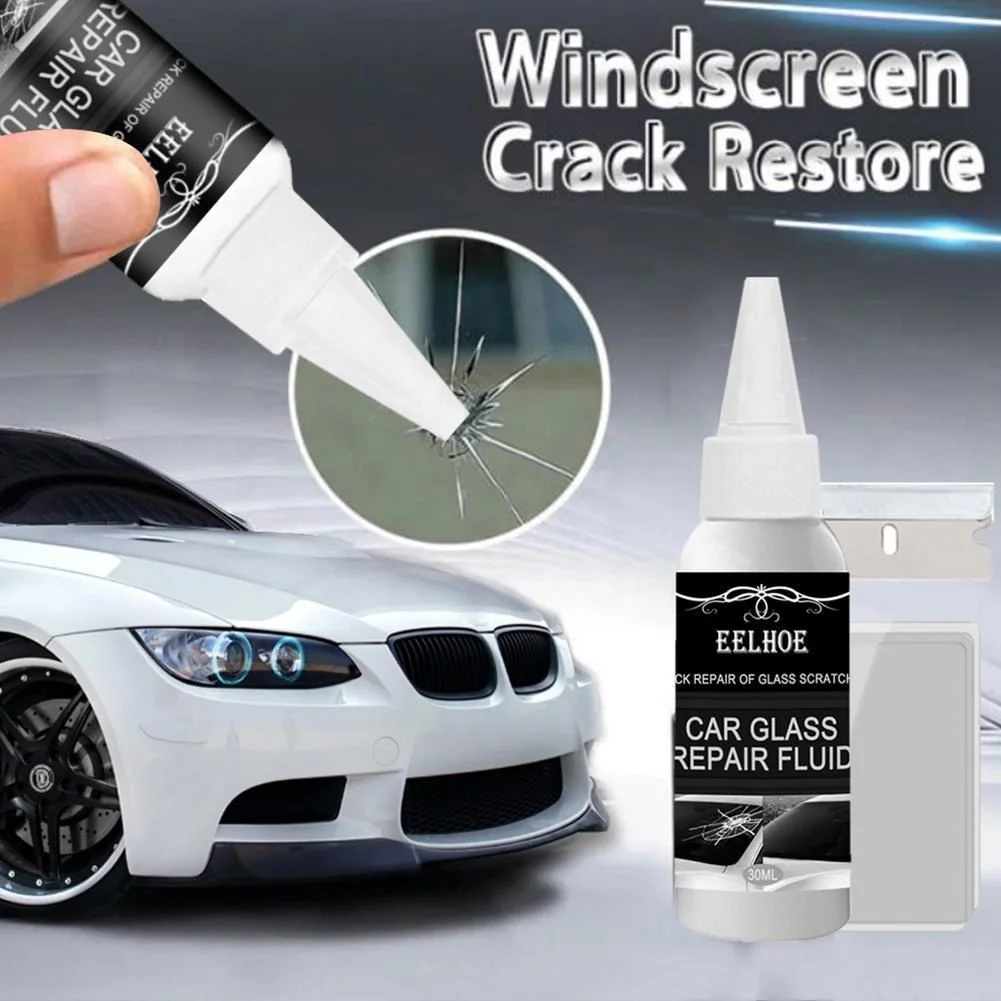 Car Windshield Cracked Repair Tool DIY Car Window Phone Screen Repair Kit Glass Curing Glue Auto Glass Scratch Crack Restore