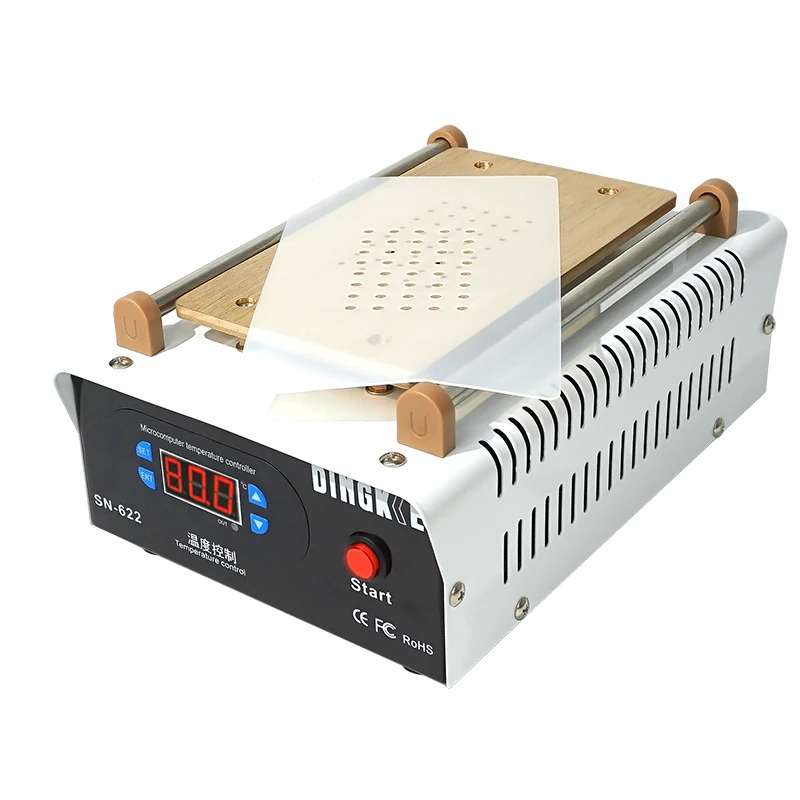 Dingkke LCD Touch Screen Build-In Vaccum Pump Touch Screen Separating Machine For iPhone Mobile phone LCD Screen Repair