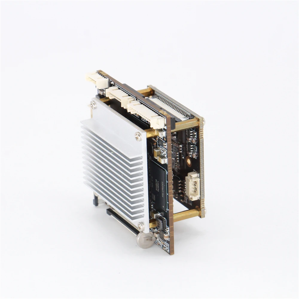 Ai ISP Double IP Camera Board 12MP  IMX226+Hi3519V101IP Network Camera Module CCTV WIFI Camera Module WebRTC SIP-K226KB