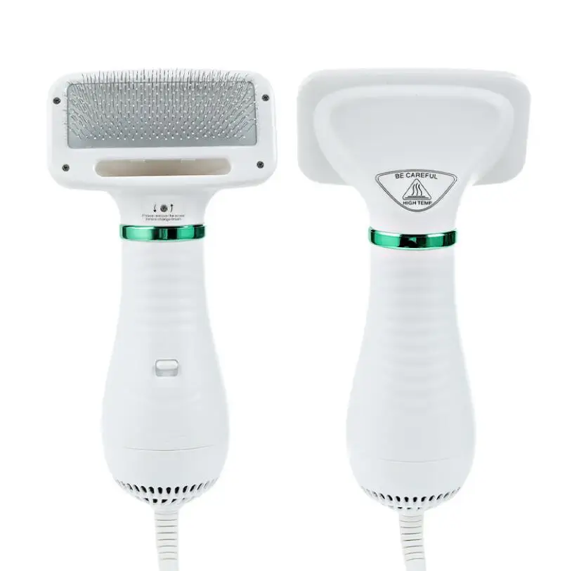 wholesale pet accessories pet hair removal brush comb Blowing and pulling integrated bathing comb