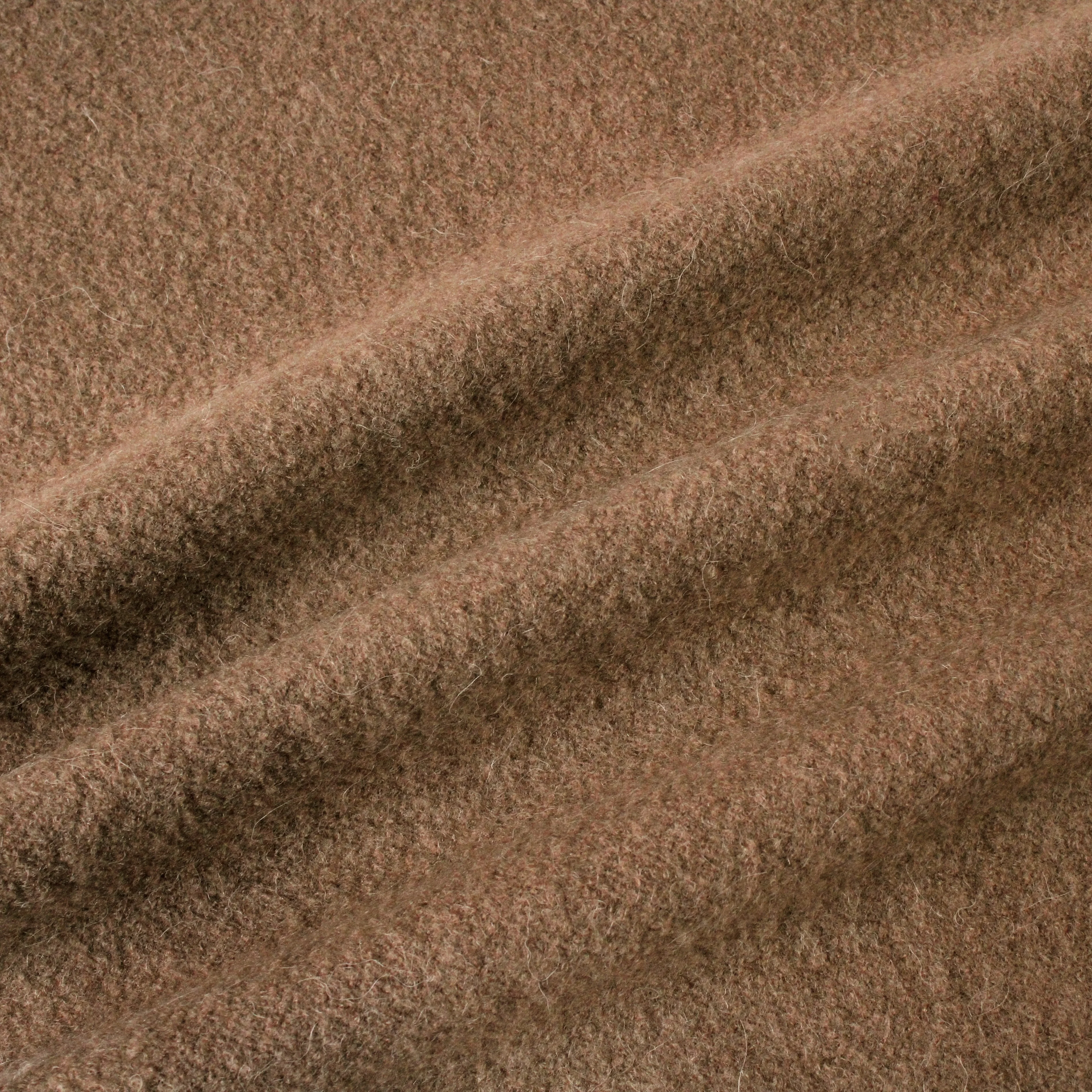 24 New Arrival High Quality Brand Fashion Light Grey Woven Double Faced Alpaca Merino Wool Tweed Fabric for Overcoat Suit Dress