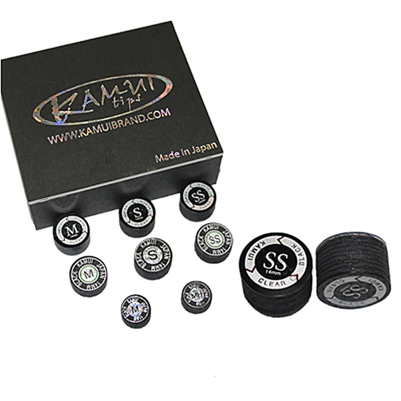 14mm M clear Kamui tips pool cue billiard accessories Authenticated Japanese original imports extraordinary shot experiences