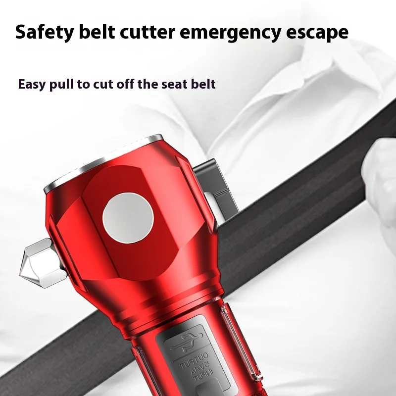 Emergency LED Flashlight Car Home Use Waterproof IP65 Handheld Strong Side Lighting Wall-Mounted Chargeable Explosion-Proof