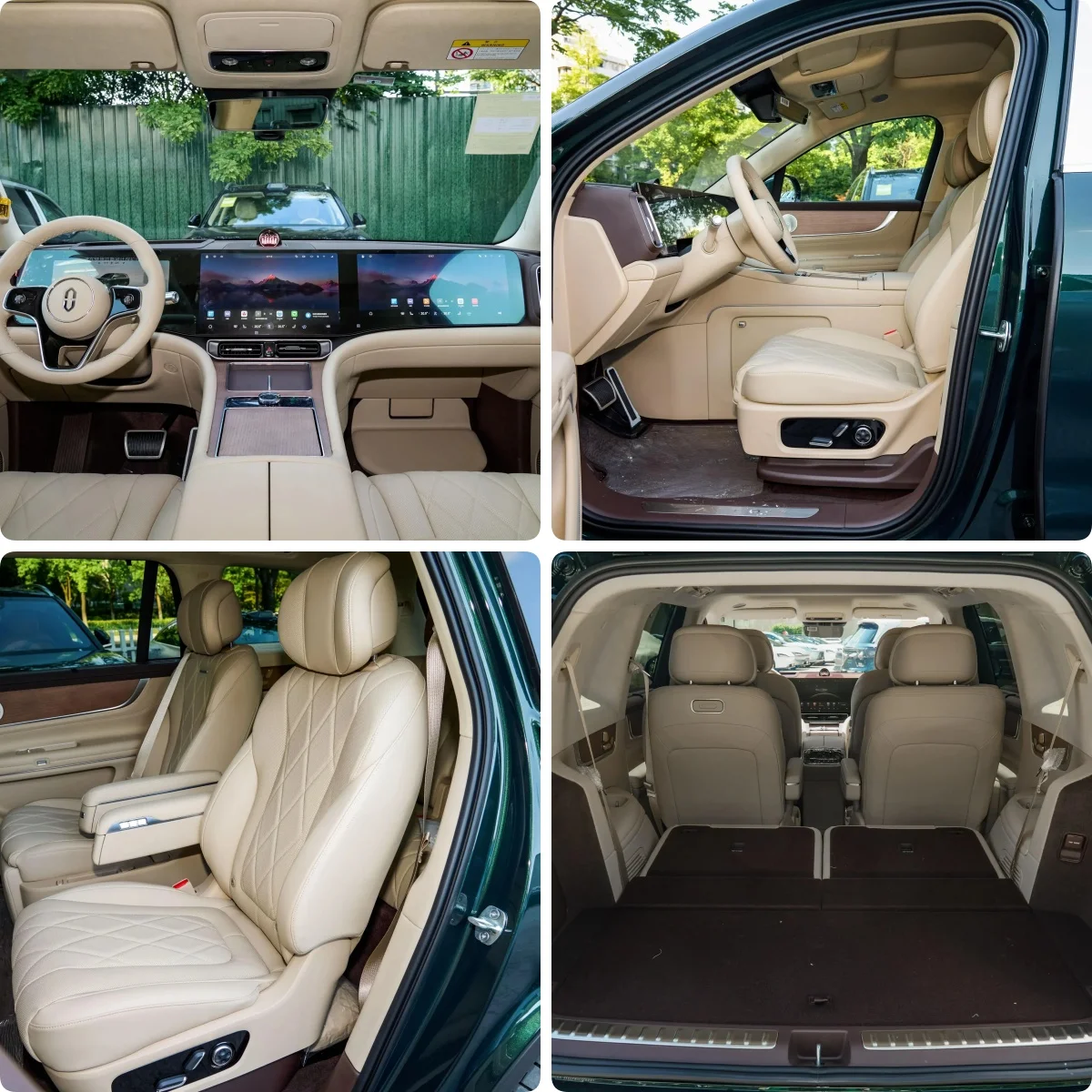 Hua Wei AITO M9 EV High grade end luduxry deluxe flagship Smart intelligent drive driverless electric Vehicle SUV MPV 7/6 seats