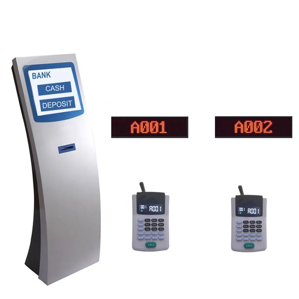 Bank/Hospital/Clinic/Healthcare Center Web Based Queuing Management Waiting Token Number Ticket Display System