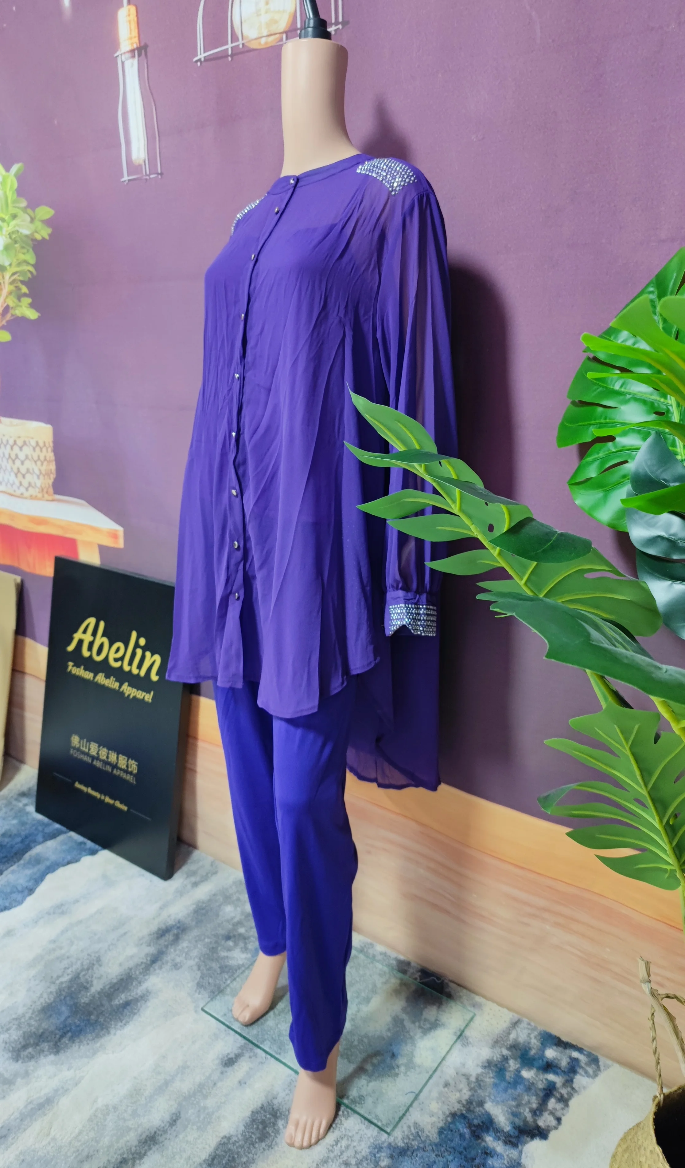 Wholesale turkey women office ladies official dresses 2pcs Set womens tiered dress womens trendy dresses