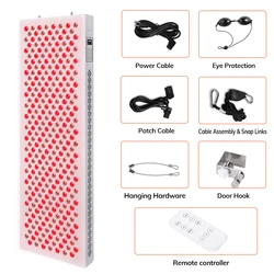 ReddotLED RDPRO1500 Remote Control Infrared Full Body Infrared Panel LED Red Light Therapy Panel For Pain Relief