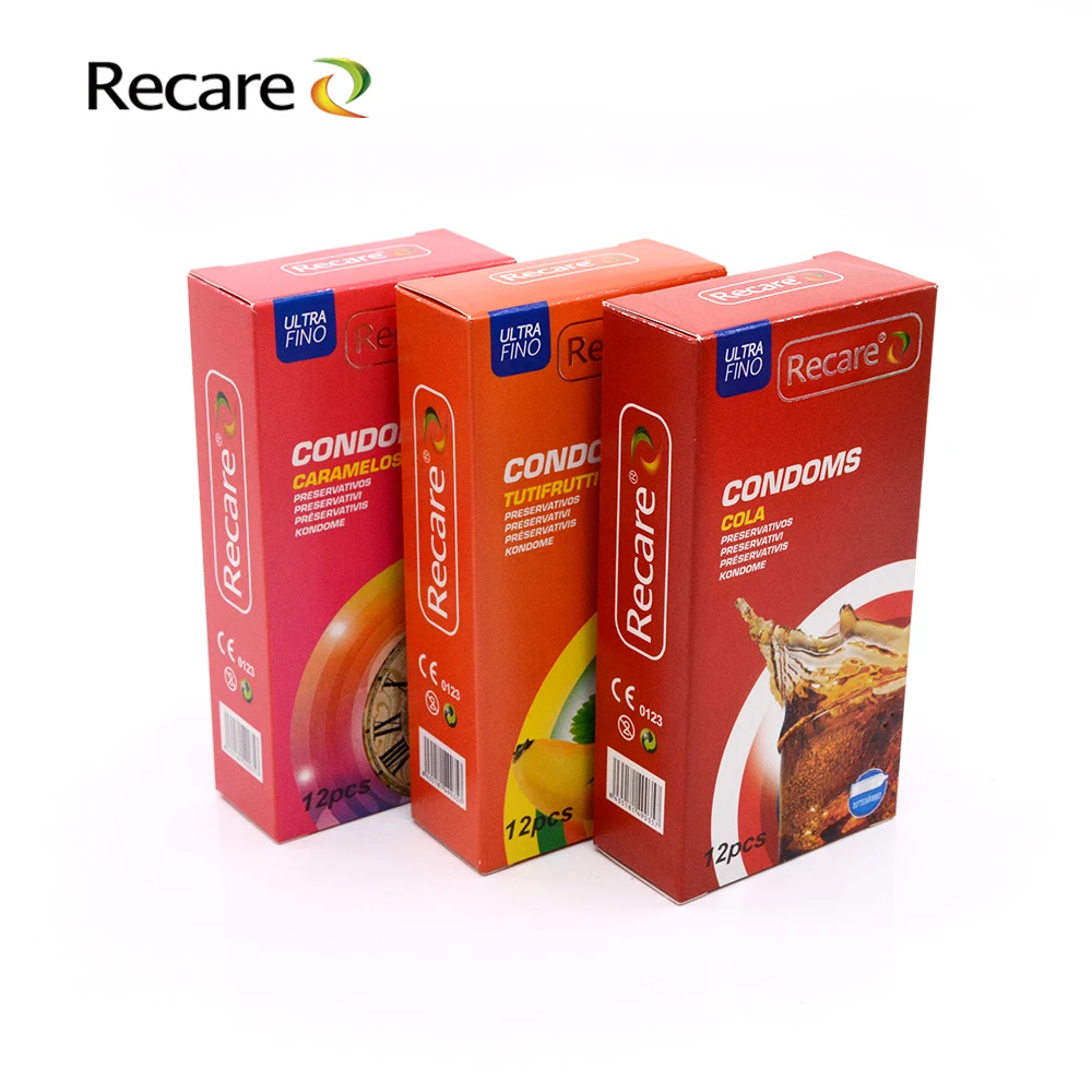 Natural Rubber Latex cheaper manufacture flavoured recare condom for man