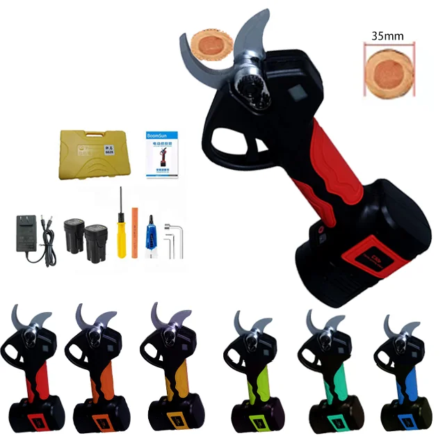 Electric cordless pruning shears, 35 mm