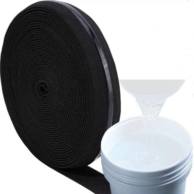 Текстильная печать силиконовые чернила для эластичной ленты машина нанесения силиконового покрытия тканая лента текстильная Нескользящая печатная краска