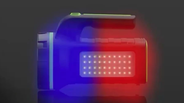 Shenzhen direct factory Searchlight Rechargeable handheld spotlight with SOS light powerbank