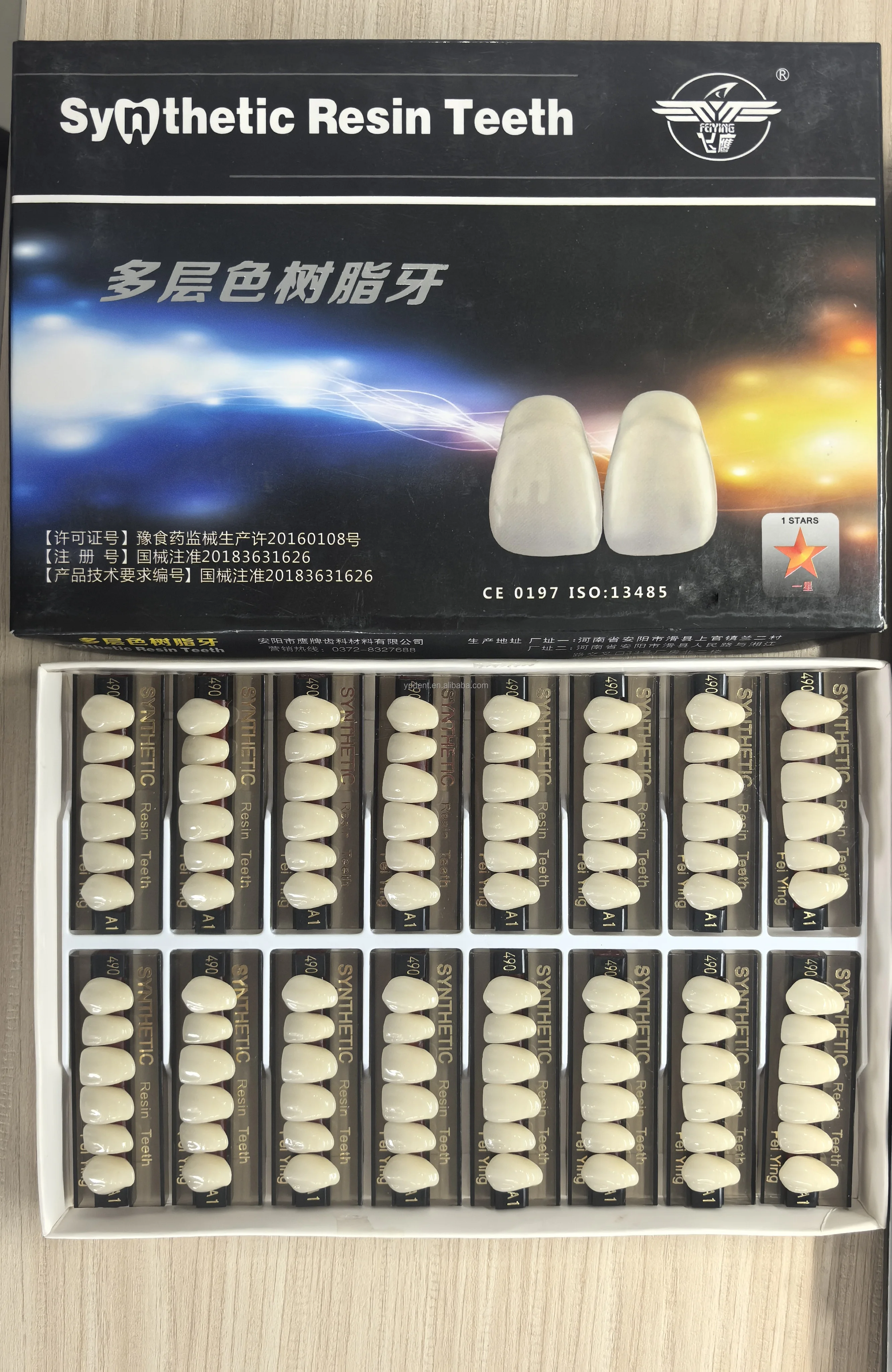 Dental Acrylic Resin Teeth Denture Teeth Artificial Teeth False Tooth