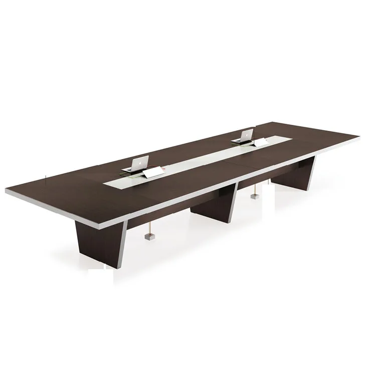 Rectangle long  modern meeting room conference working desk luxury office table design