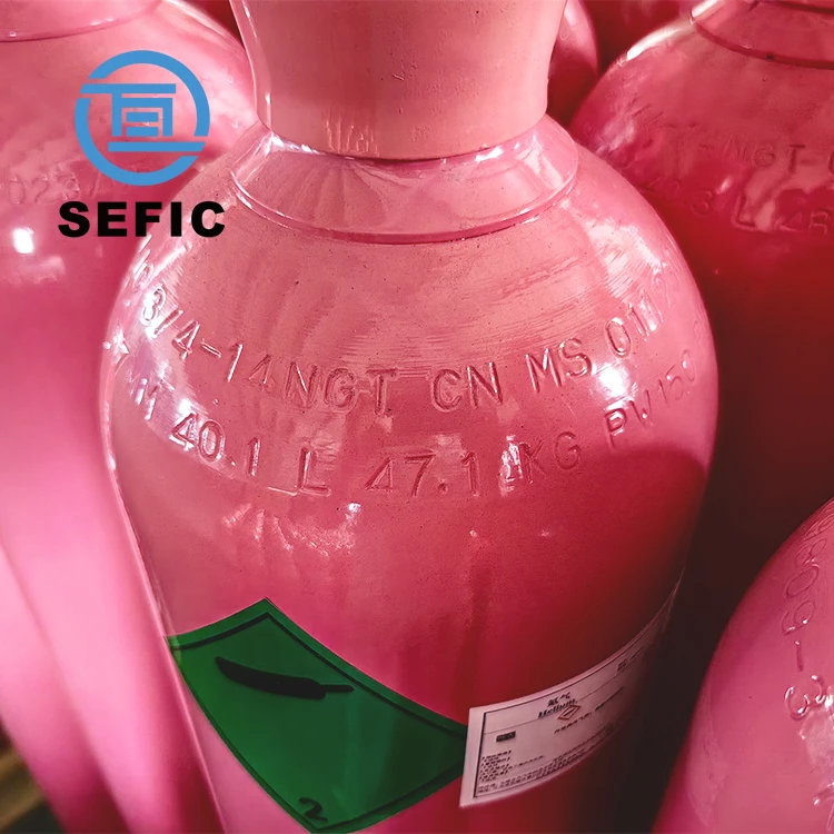 SEFIC 6m3 40L 219mm Helium Gas Cylinder TPED For Party ISO9809-3 Standard Gas Cylinder