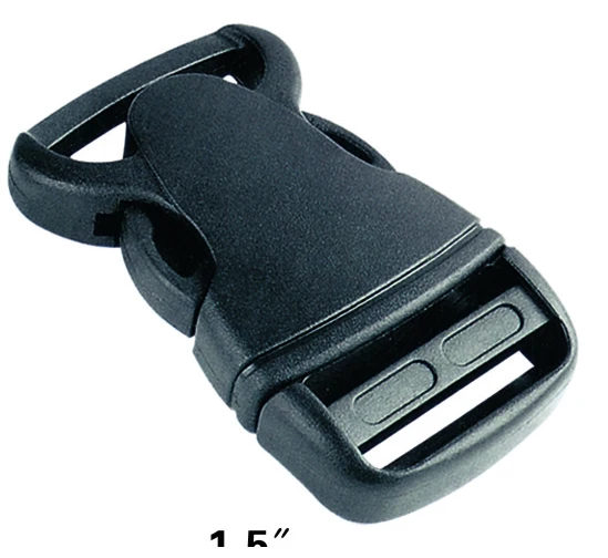 15mm 20mm 25mm plastic center release buckle with webbing strap