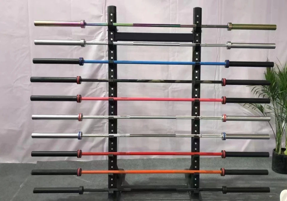 2024 High Quality Wholesale Gym Barbell Rack Wall Mounted 8 Pieces Ob Barbell Rack Horizontal Bracket