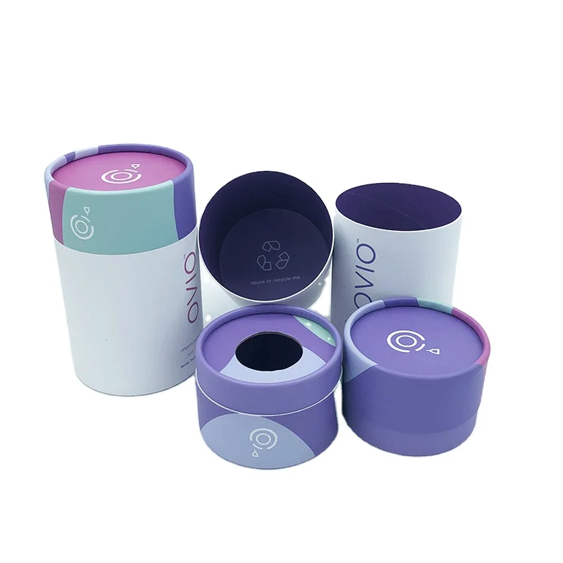Custom Packaging Tubes Menstrual Cups Packaging Round Packaging Boxes for Menstrual Cups