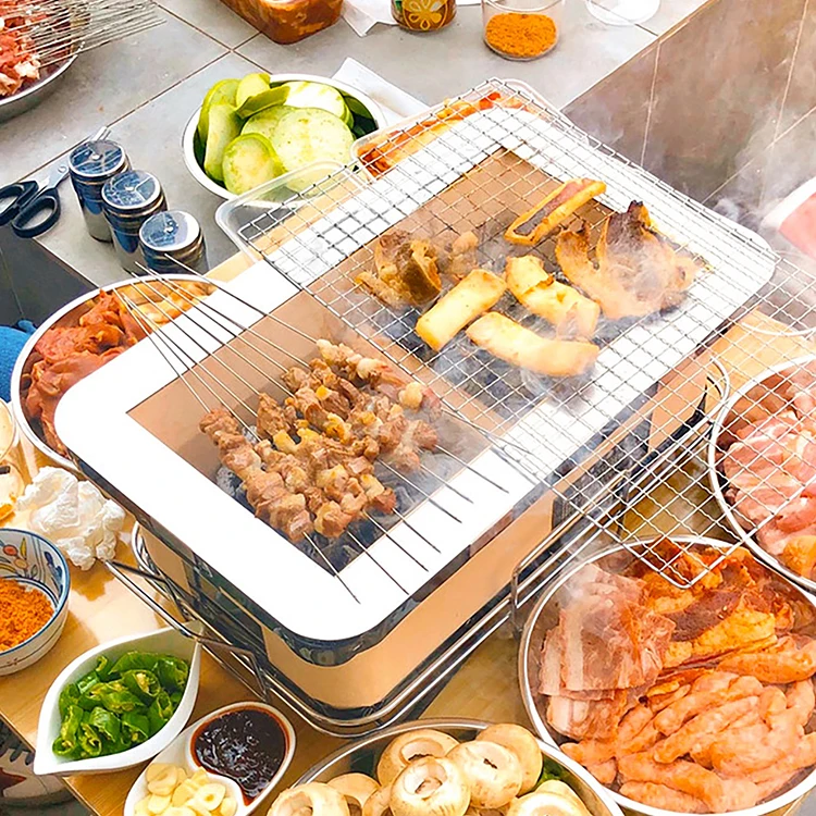 Cheap Price Portable Outdoor Garden Yakitori Barbecue Table Grill Clay Material Charcoal BBQ Grills