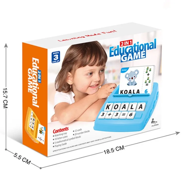 Educational Matching Letter Puzzles Toys English alphabet game for children to learn English words