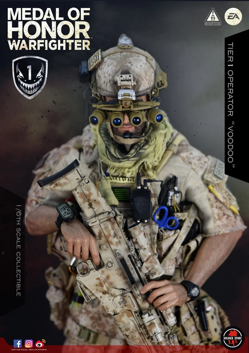 High Quality 1/6 Scale Military Action Figure Realistic ABS&PVC&POM Made in China for Collecting and Export