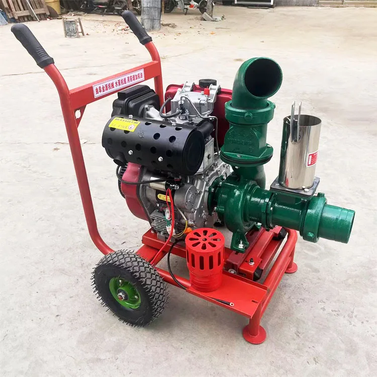 4 Inch 6 Inch 8 Inch Drainage Pump Single Cylinder Water Cooled Diesel Pump