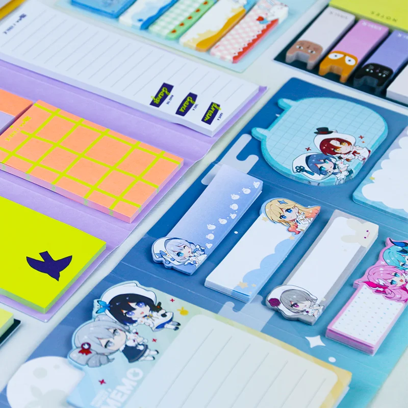 Оптовая продажа на заказ офсетная бумага 7 5x7 5 Kawaii Канцелярские товары офисные стикеры указательная карта